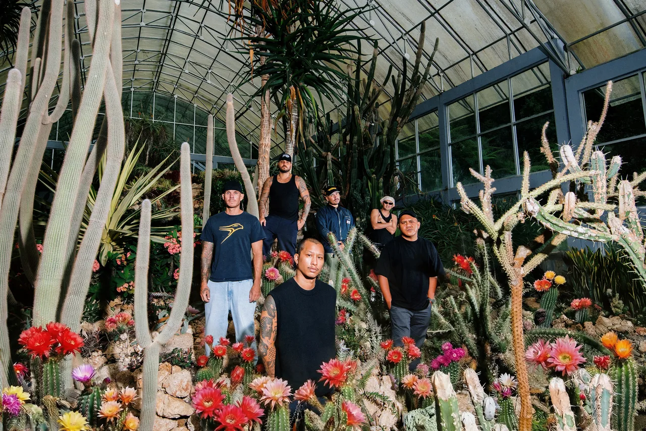 The seven artists of the PNNY music collective